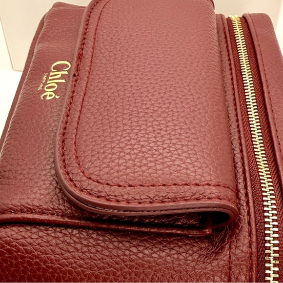 chloe cosmetic bag pouch beige new in box - Picture 7 of 7